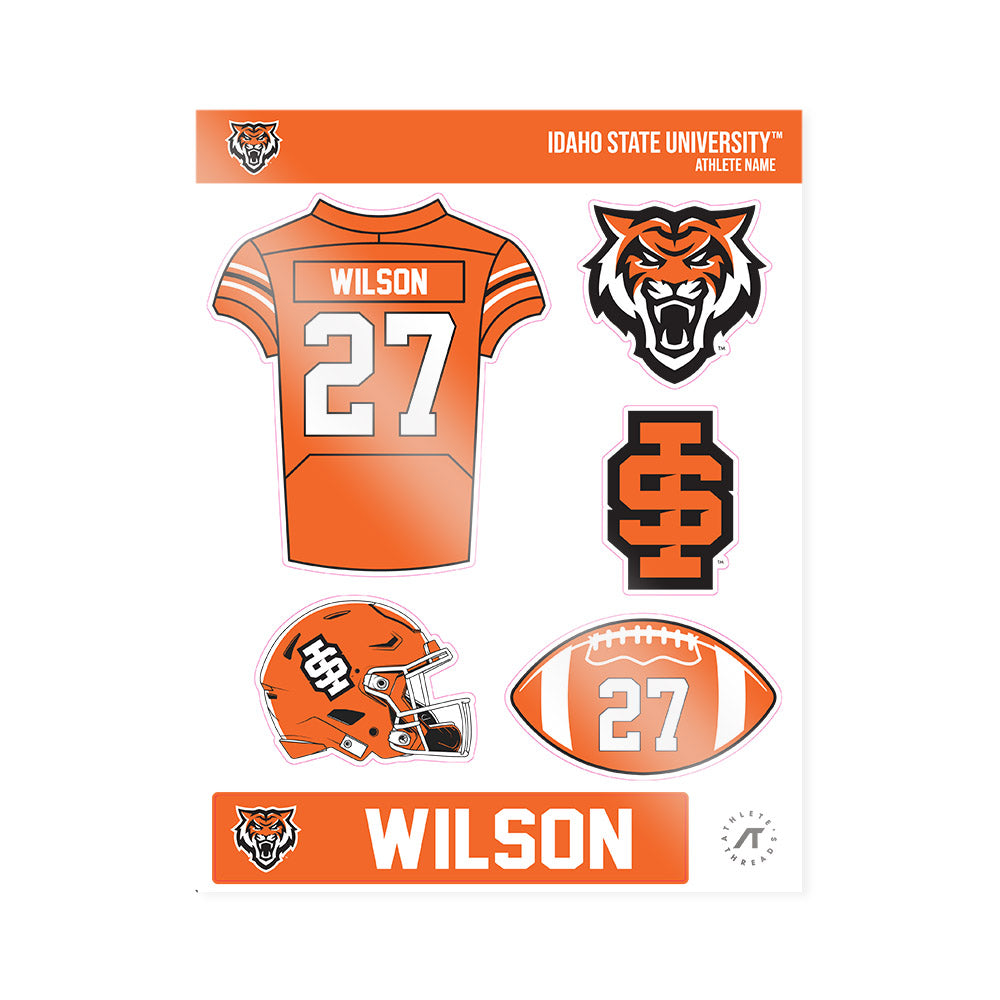 Idaho State - NCAA Football : Jaylin Wilson - Sticker Sheet-0