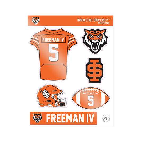 Idaho State - NCAA Football : Robert Freeman IV - Sticker Sheet-0