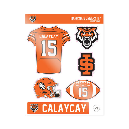 Idaho State - NCAA Football : Noa Calaycay - Sticker Sheet-0