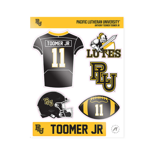 PLU - NCAA Football : Anthony Toomer Toomer Jr - Sticker Sheet-0