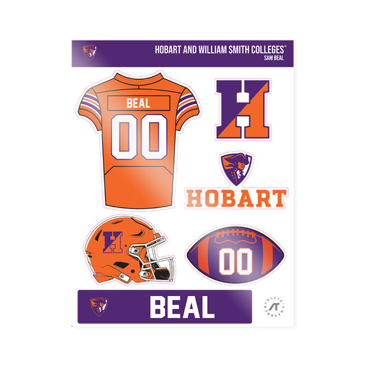 HWS - NCAA Football : Sam Beal - Sticker Sheet-0