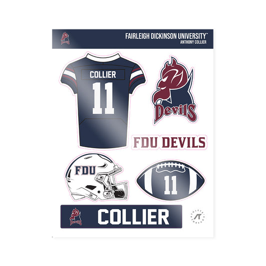 FDU Florham - NCAA Football : Anthony Collier - Sticker Sheet-0