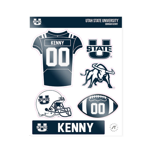 Utah State - NCAA Football : Odhran Kenny - Sticker Sheet-0