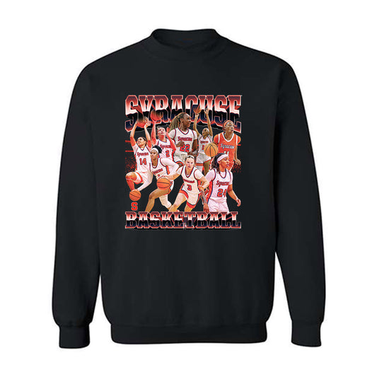 Syracuse - NCAA Women's Basketball : - Team Collage Crewneck Sweatshirt-0
