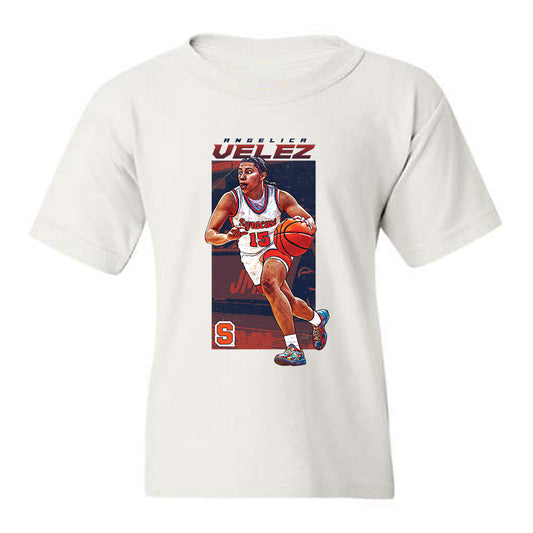 Syracuse - NCAA Women's Basketball : Angelica Velez - Individual Caricature Youth T-Shirt-0