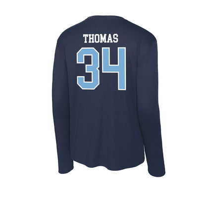 UNC - NCAA Women's Basketball : Blanca Thomas - Activewear Long Sleeve T-Shirt-1