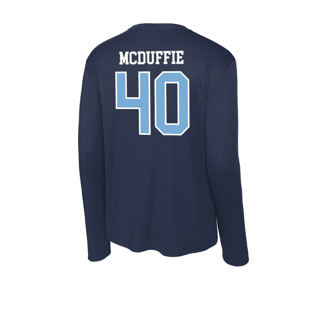 UNC - NCAA Baseball : Walker McDuffie - Activewear Long Sleeve T-Shirt-1