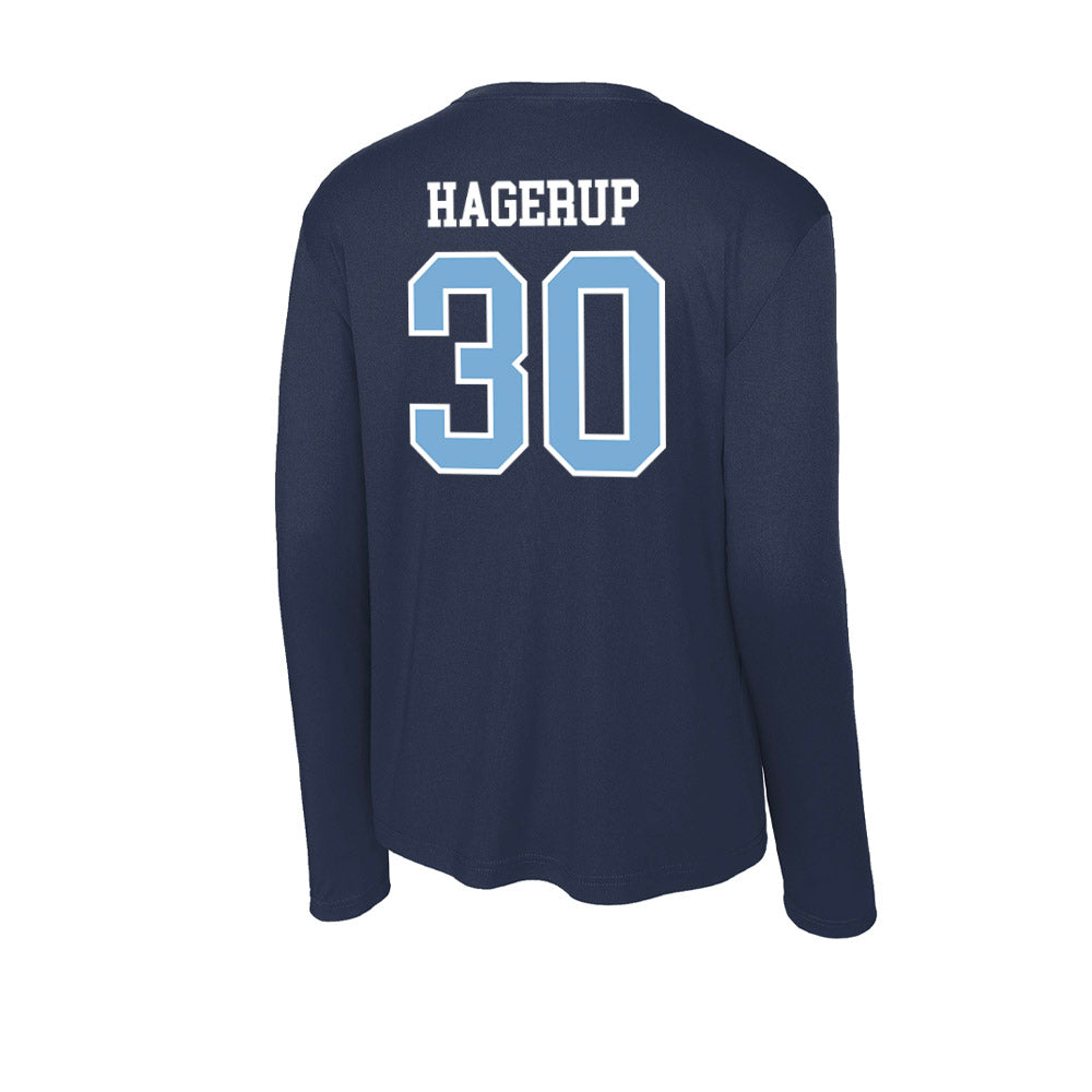UNC - NCAA Men's Lacrosse : Leif Hagerup - Activewear Long Sleeve T-Shirt-1