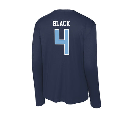 UNC - NCAA Baseball : Sawyer Black - Activewear Long Sleeve T-Shirt-1
