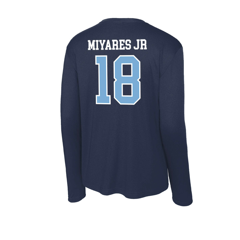UNC - NCAA Football : Andres Miyares Jr - Activewear Long Sleeve T-Shirt-1