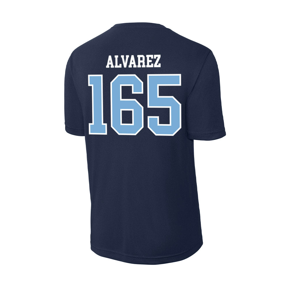 UNC - NCAA Wrestling : Omaury Alvarez - Activewear T-Shirt-1