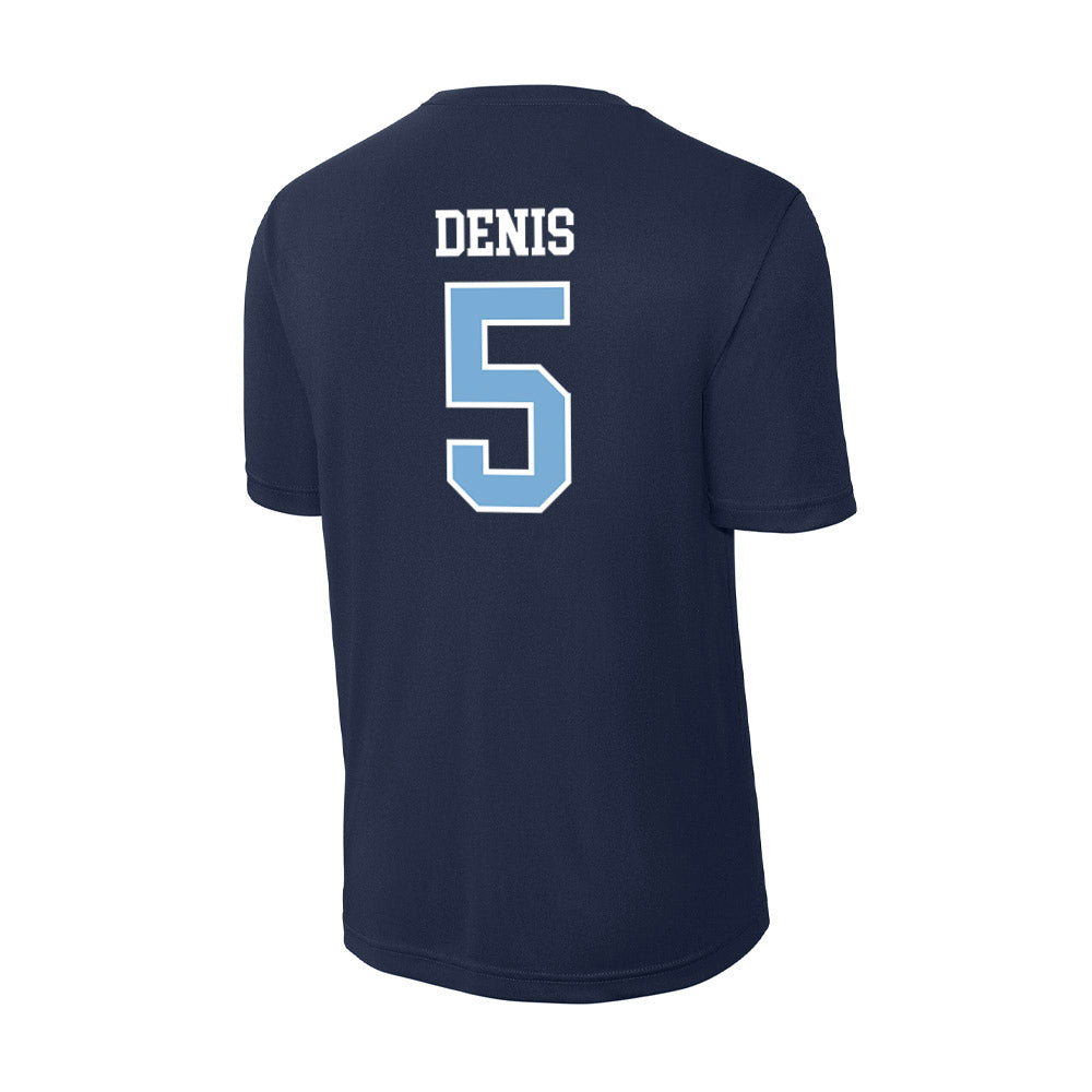 UNC - NCAA Men's Basketball : Isaiah Denis - Activewear T-Shirt-1
