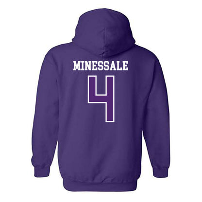 UST - NCAA Men's Basketball : Nolan Minessale - Hooded Sweatshirt-1
