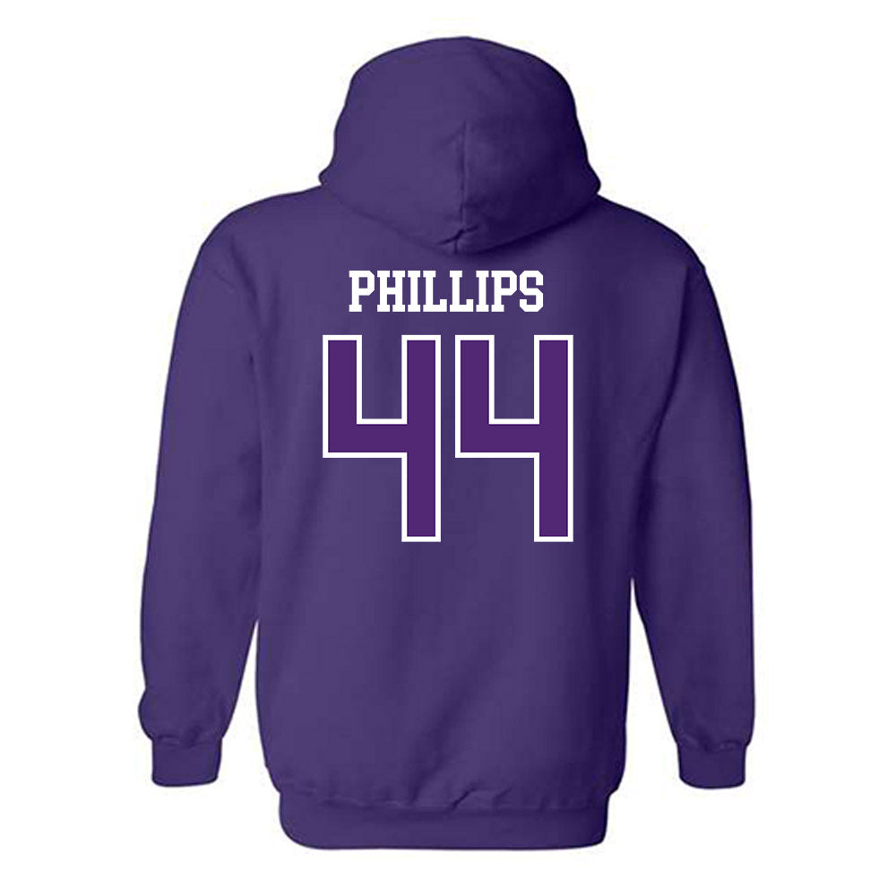 UST - NCAA Baseball : Nolan Phillips - Hooded Sweatshirt-1