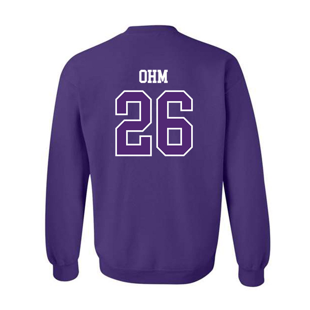 UST - NCAA Baseball : Preston Ohm - Crewneck Sweatshirt-1