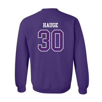 UST - NCAA Women's Basketball : Laura Hauge - Crewneck Sweatshirt-1