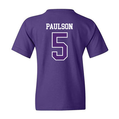 UST - NCAA Football : Elijah Paulson - Youth T-Shirt-1