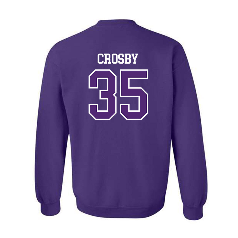 UST - NCAA Baseball : Isaac Crosby - Crewneck Sweatshirt-1