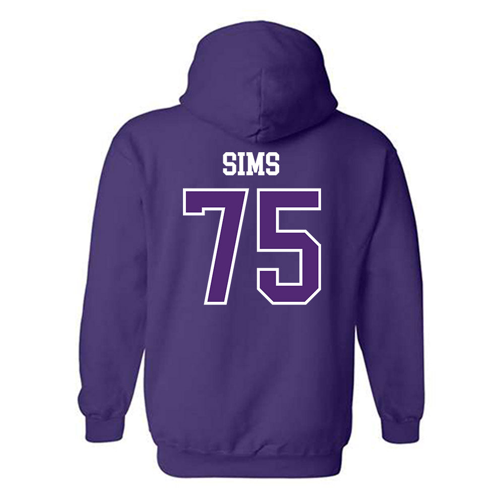 UST - NCAA Football : Ethan Sims - Hooded Sweatshirt-1