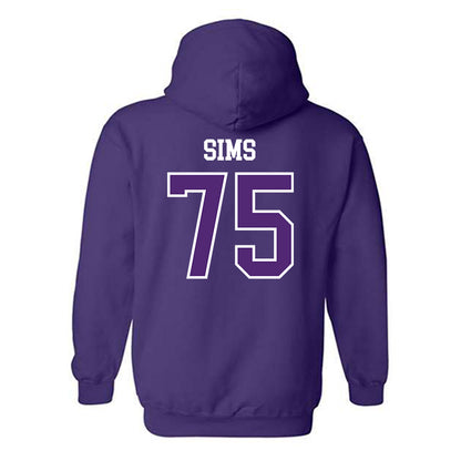 UST - NCAA Football : Ethan Sims - Hooded Sweatshirt-1