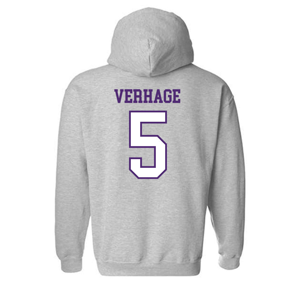 UST - NCAA Baseball : Terek Verhage - Hooded Sweatshirt-1