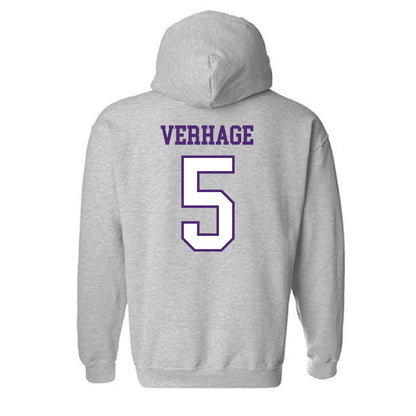 UST - NCAA Baseball : Terek Verhage - Hooded Sweatshirt-1