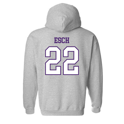 UST - NCAA Baseball : Evan Esch - Hooded Sweatshirt-1