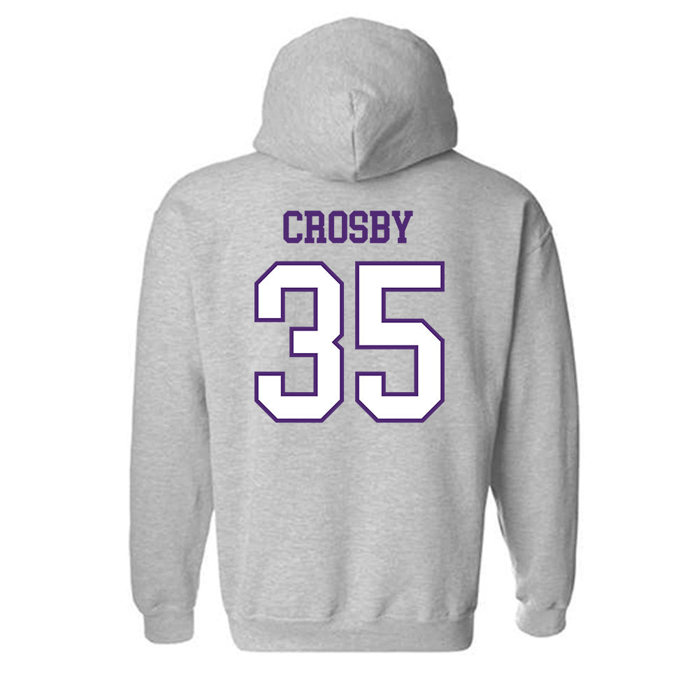 UST - NCAA Baseball : Isaac Crosby - Hooded Sweatshirt-1