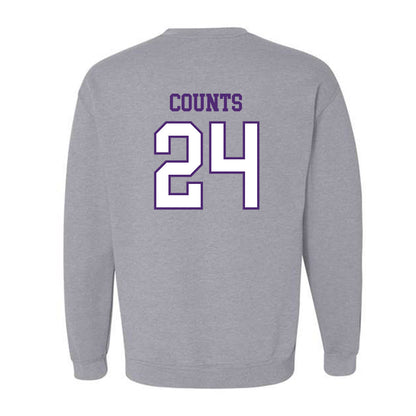 UST - NCAA Men's Basketball : Kyle Counts - Crewneck Sweatshirt-1