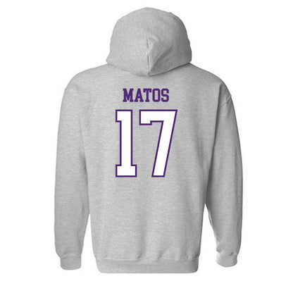 UST - NCAA Women's Swimming & Diving : Victoria Matos - Hooded Sweatshirt-1