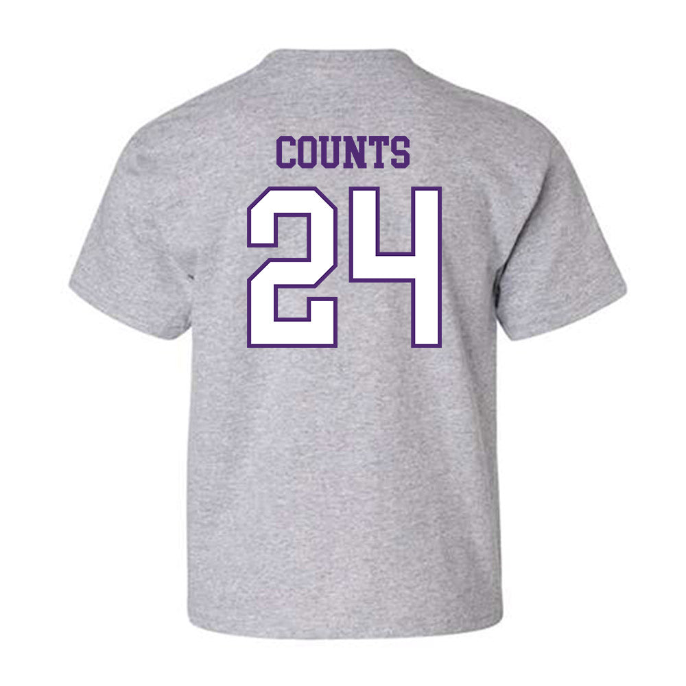UST - NCAA Men's Basketball : Kyle Counts - Youth T-Shirt-1