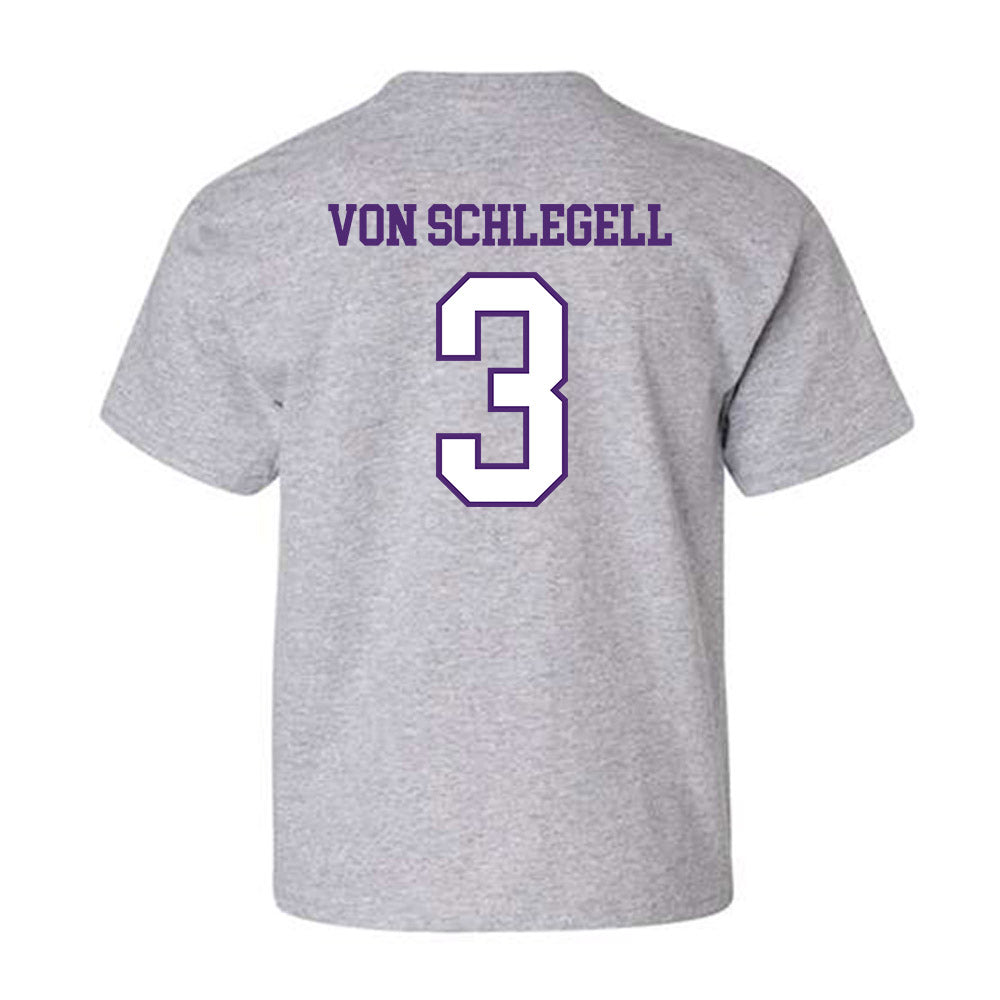 UST - NCAA Baseball : Zan von Schlegell - Youth T-Shirt-1