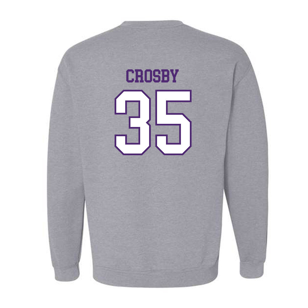 UST - NCAA Baseball : Isaac Crosby - Crewneck Sweatshirt-1