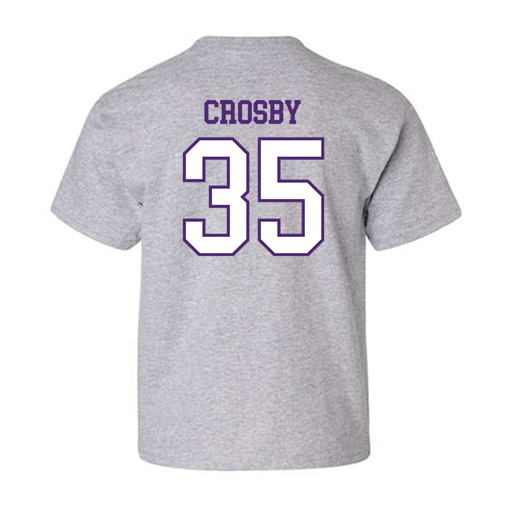 UST - NCAA Baseball : Isaac Crosby - Youth T-Shirt-1