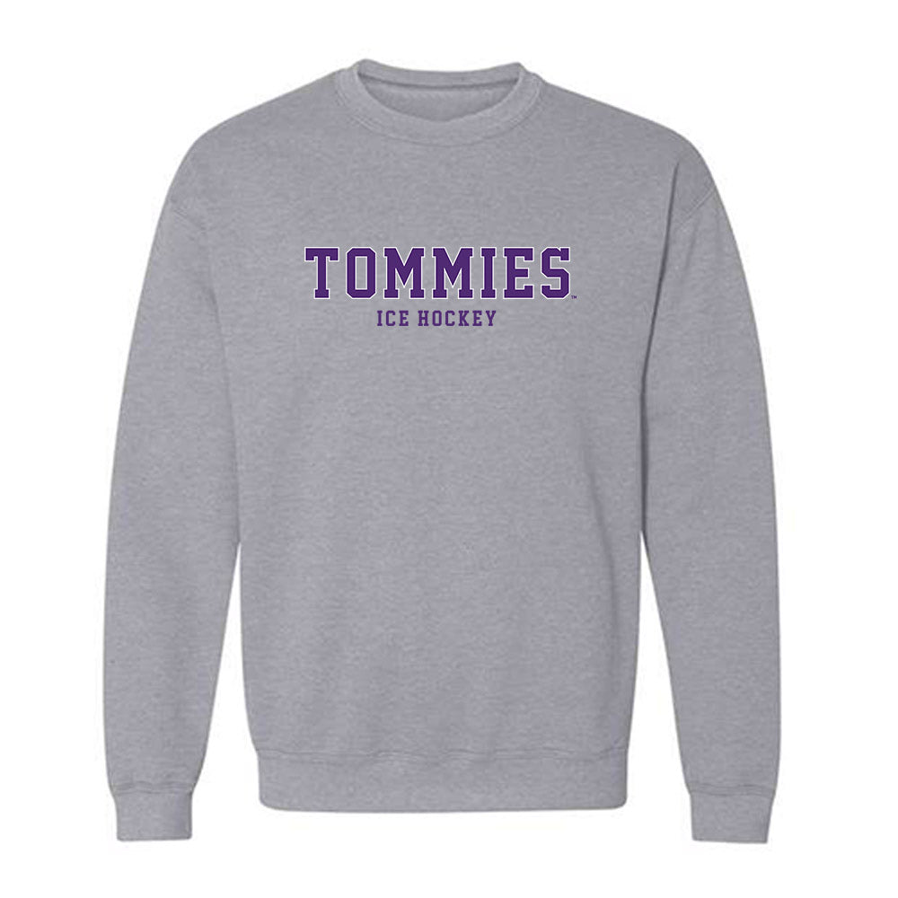 UST - NCAA Men's Ice Hockey : Casy Laylin - Crewneck Sweatshirt-0