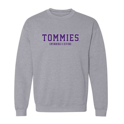 UST - NCAA Men's Swimming & Diving : Cole Johnson - Crewneck Sweatshirt-0