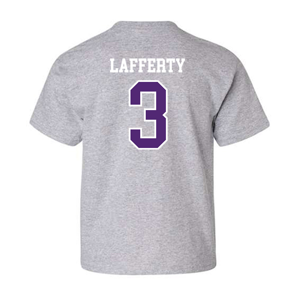 UST - NCAA Men's Basketball : Ryan Lafferty - Youth T-Shirt-1