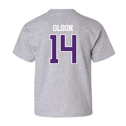 UST - NCAA Baseball : Brayden Olson - Youth T-Shirt-1