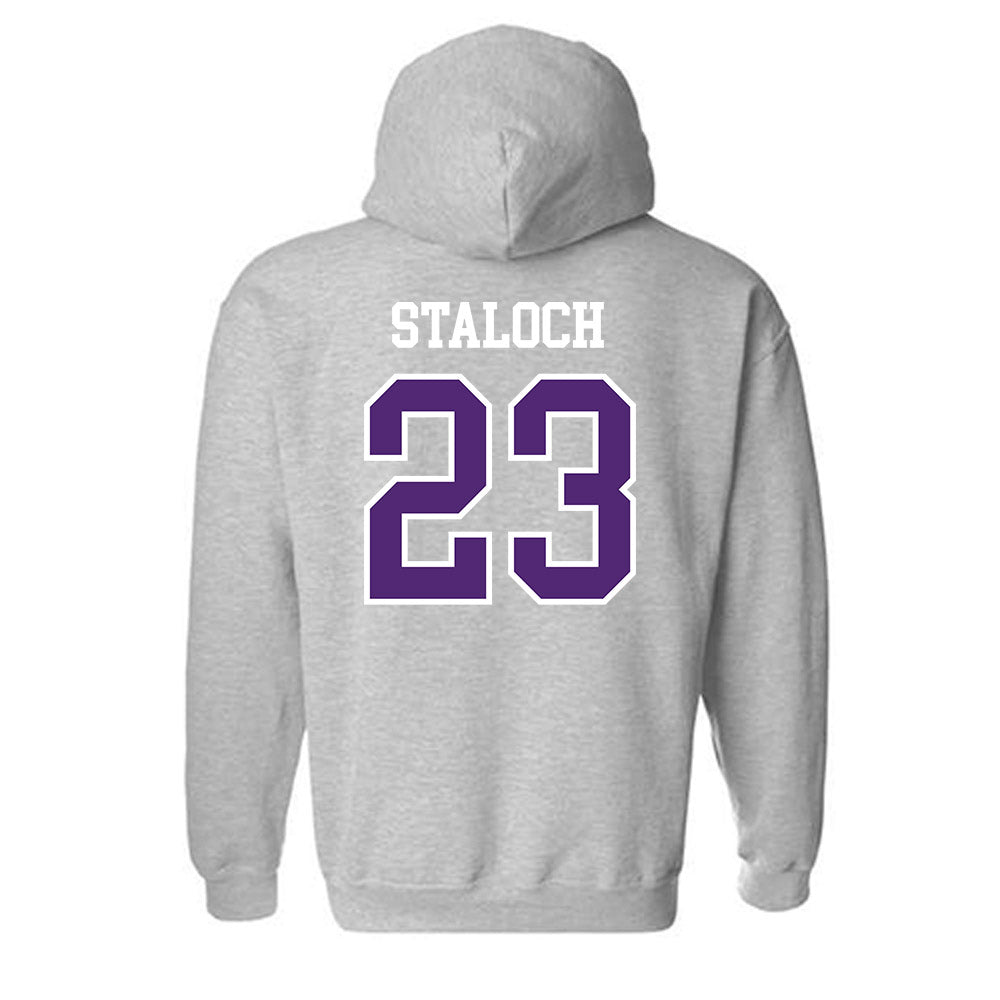 UST - NCAA Women's Basketball : Morgan Staloch - Hooded Sweatshirt-1