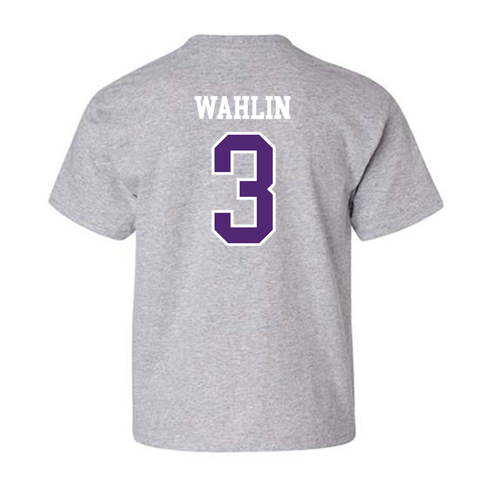 UST - NCAA Men's Ice Hockey : Lucas Wahlin - Youth T-Shirt-1
