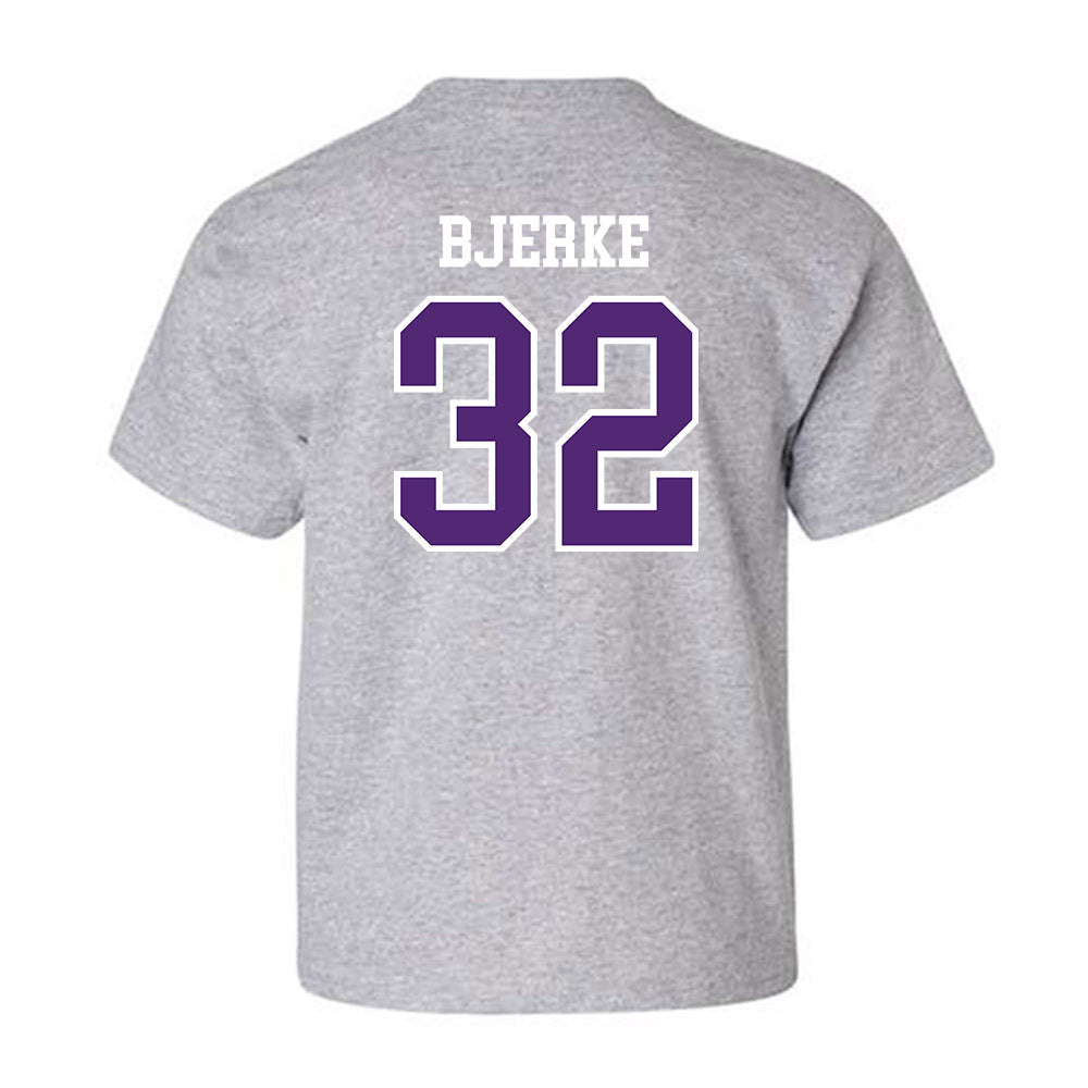 UST - NCAA Men's Basketball : Carter Bjerke - Youth T-Shirt-1