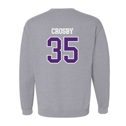 UST - NCAA Baseball : Isaac Crosby - Crewneck Sweatshirt-1