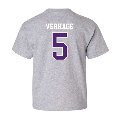 UST - NCAA Baseball : Terek Verhage - Youth T-Shirt-1