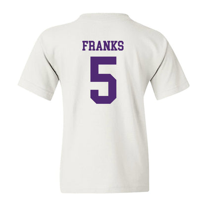UST - NCAA Men's Basketball : Tim Franks - Youth T-Shirt-1