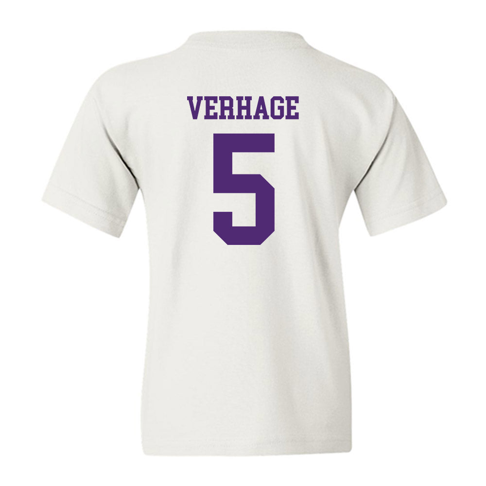 UST - NCAA Baseball : Terek Verhage - Youth T-Shirt-1