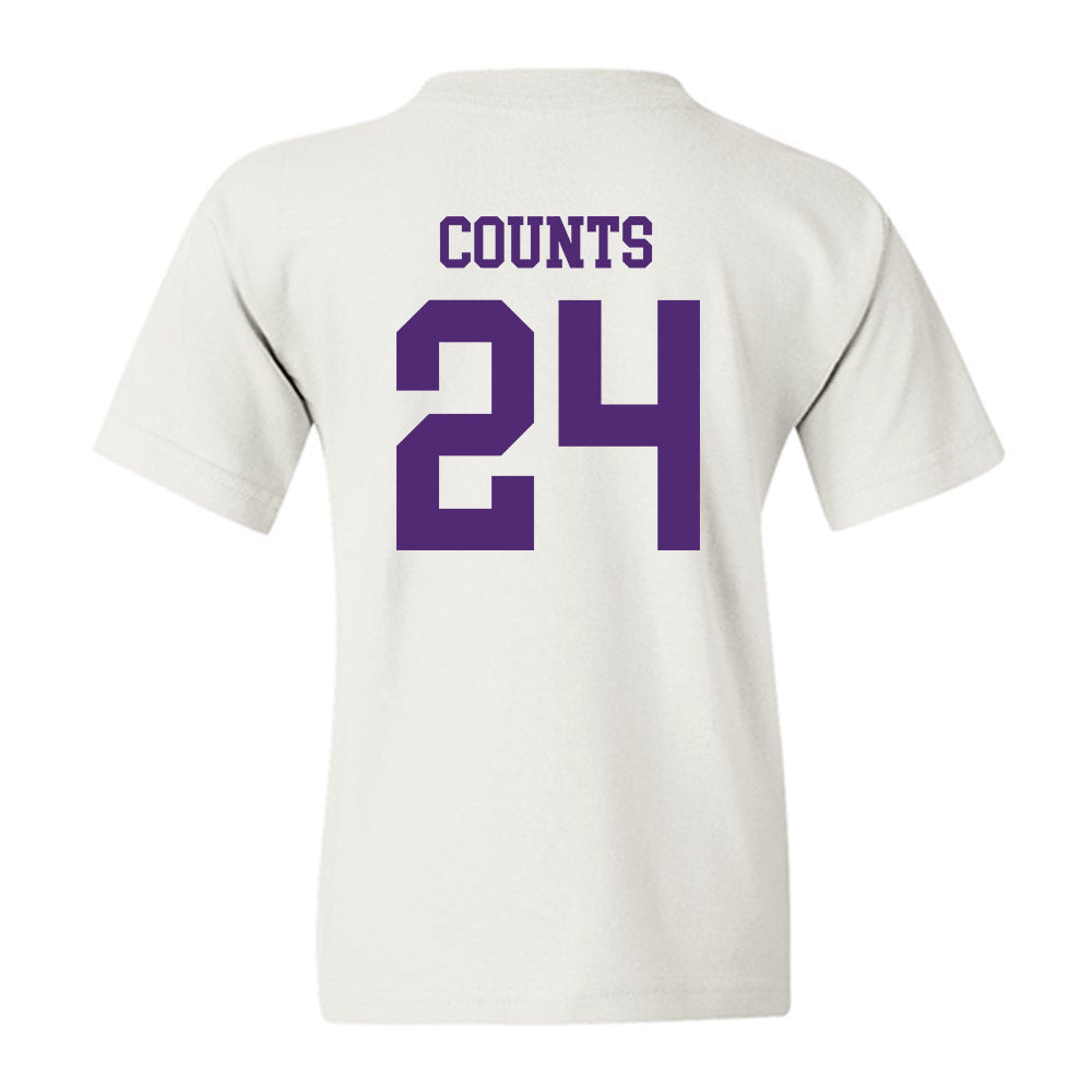 UST - NCAA Men's Basketball : Kyle Counts - Youth T-Shirt-1