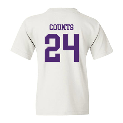 UST - NCAA Men's Basketball : Kyle Counts - Youth T-Shirt-1
