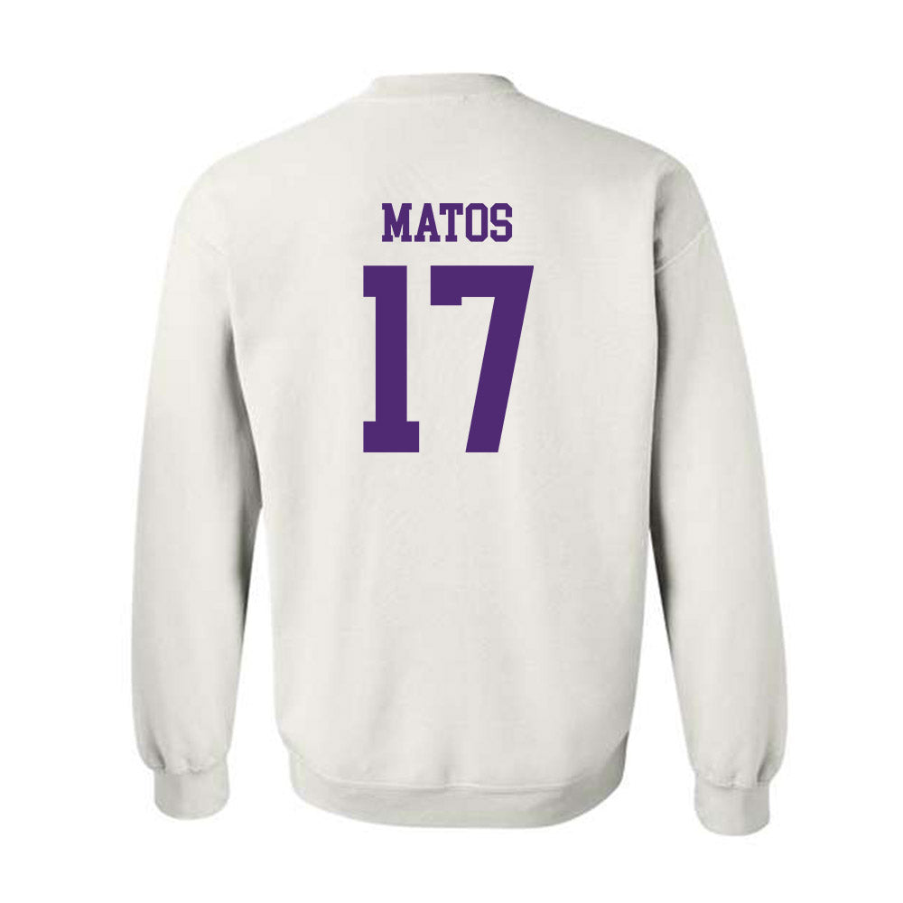 UST - NCAA Women's Swimming & Diving : Victoria Matos - Crewneck Sweatshirt-1