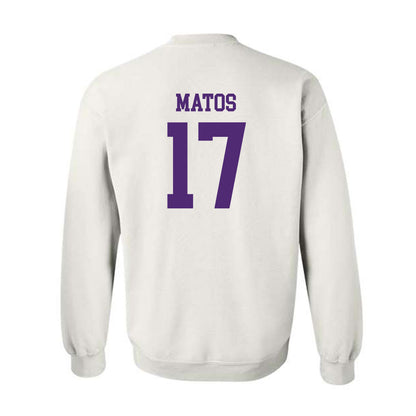 UST - NCAA Women's Swimming & Diving : Victoria Matos - Crewneck Sweatshirt-1