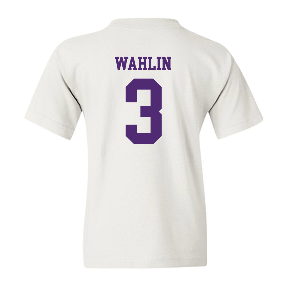UST - NCAA Men's Ice Hockey : Lucas Wahlin - Youth T-Shirt-1